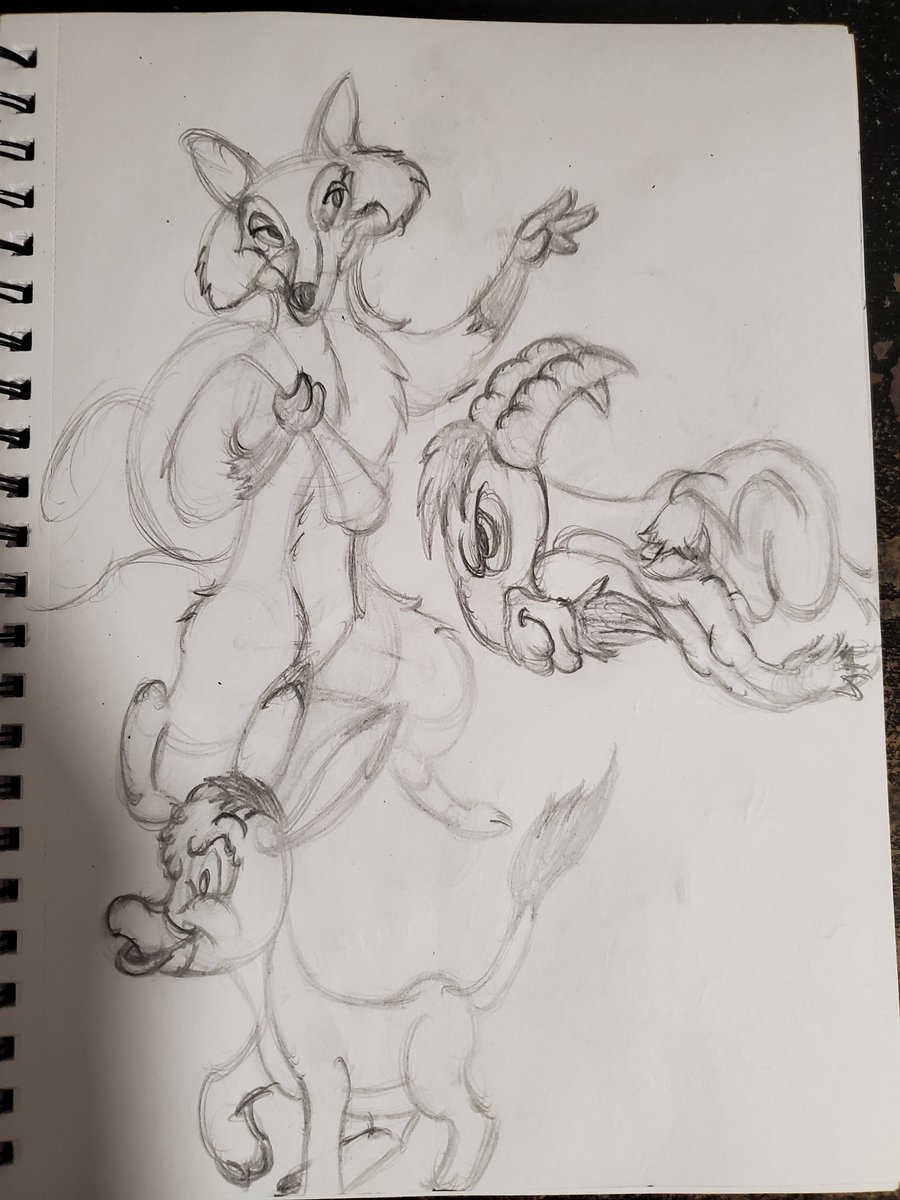 CreativeRazor's tweet image. #CR4FTPOW3RSketchBook #DrawingFourLeggedAnimals
#PrestonBlair