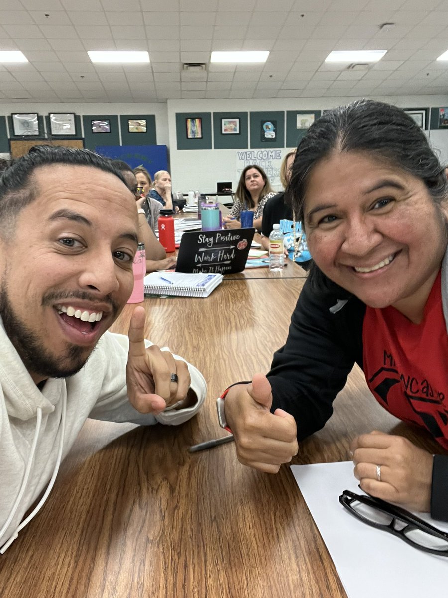 VoyagerPE's tweet photo. We’re number 1! Team Bancaster with all the knowledge on @VickeryES procedures and handbook @lancaster2dual We make a great team. What’s even better is we are house Phoenix 🔥#Vhousephoenix #OneLISD #voyagerswonderwhy https://t.co/oXDnsMpF3S