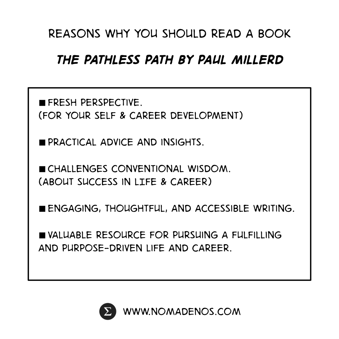 EnosSopacuaperu's tweet image. This is my opinion for the reasons to read Pathless Path book.

I suggest anyone to get and read this book.

Check the book here:
nomadenos.com

Feel free to share and repost this.
Thanks!

#book #selfdevelopment #pathlesspath #digitalnomad #nomadenos #share #post #grow