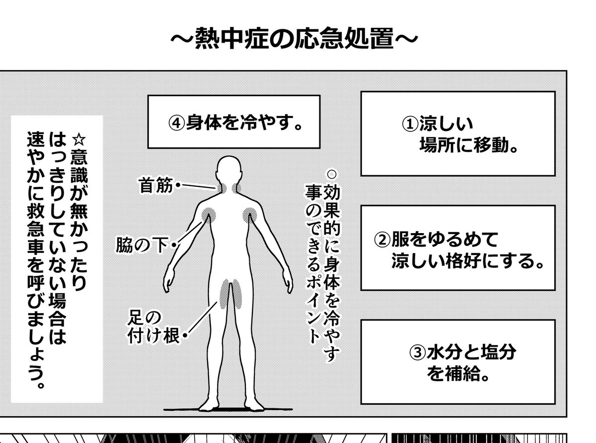名古屋市で昨日今日明日と3日間、世界コスプレサミットが開催されております!現地の皆さま楽しんでおられると思いますが、名古屋は暑いです!拙作「ガワコス!!」でも描いた事がある熱中症にはご注意下さい!無理せずこまめな水分補給と休憩を挟みながら楽しみましょう!#コスサミ2023