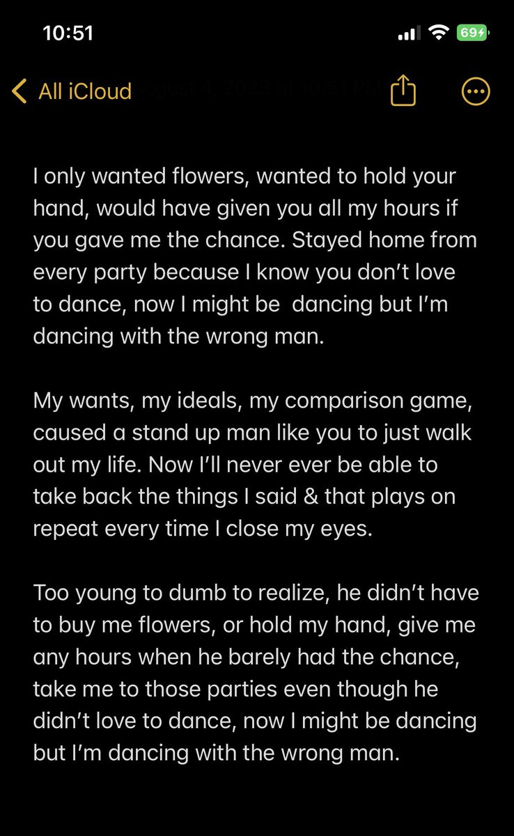 marissafine's tweet photo. and I thought what if that song had been rewritten from a woman’s point of view but she had messed up and was sad like Taylor was in Back to December. &amp; then in my head I wrote this. So here you go 😂 https://t.co/i61GYsy9QT