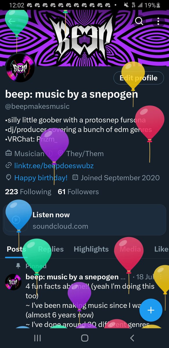 Beep!! 🪐 (@beepmakesmusic) / Posts / X