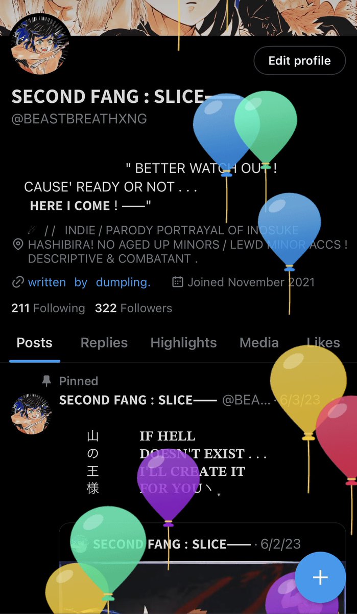 Dumpling.⠀

WTF WHERE THESE BLOONS COME FROM 😳😳