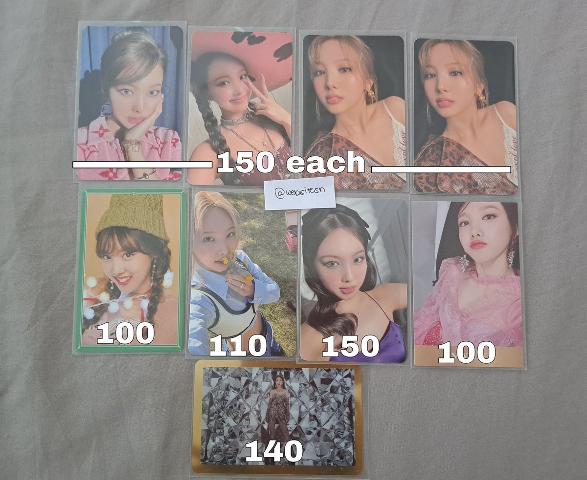 websitesn's tweet photo. ꒰ wts | lfb | twice | ph ꒱ #percysells
NAYEON

.read header before claiming!
.prices in pic + pf (sco 10php)
.3 days dop (prio payo)

🏷  album pc photocard merry &amp; happy m&amp;h feel special fs gold im b1&amp;2 between 1&amp;2 https://t.co/3stCqK67Vr
