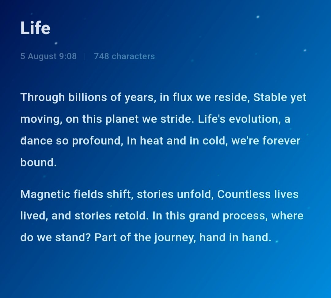 Mr_Prashant_C's tweet photo. #poem #literature #writerscommunity #WritingCommunity #mypoetry #life #earth #Evolution #PoemADay #poemoftheday #humanity #culture #philo https://t.co/jRn2wOCQiW