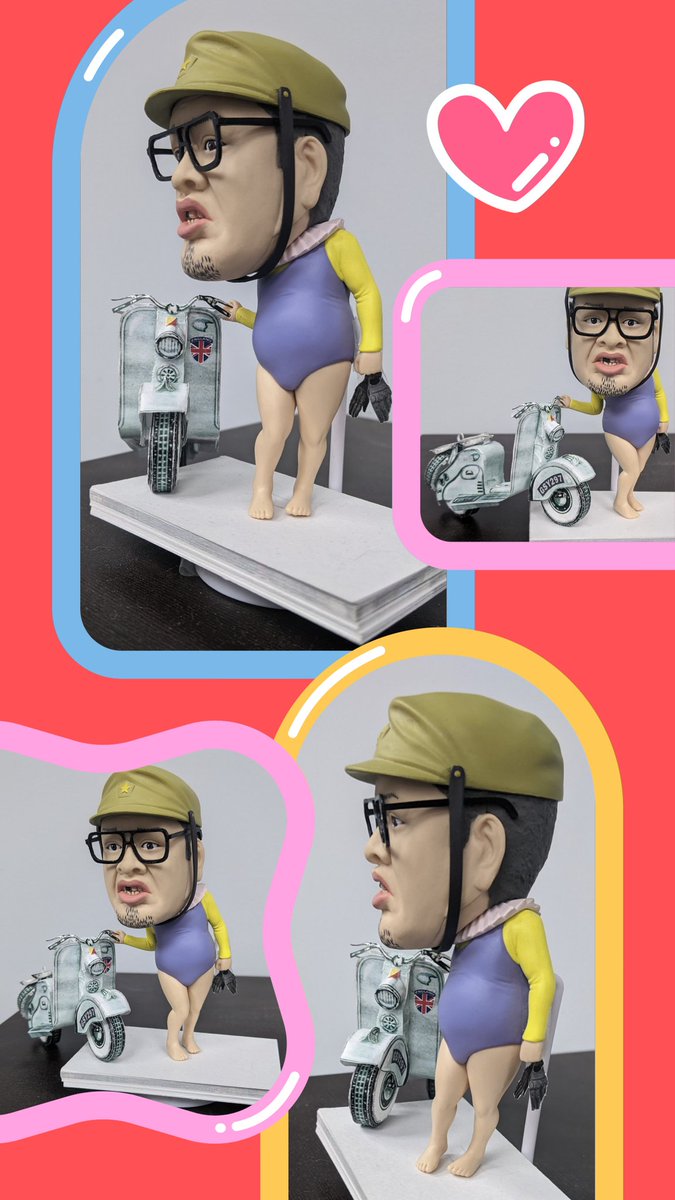 RhysKi23's tweet photo. @yodareyodare #readytoroll with a new custom ride 🛵 #Kukki @genie_high  #papermodel #scooterbrother #letsride https://t.co/FA9YWqCGwj