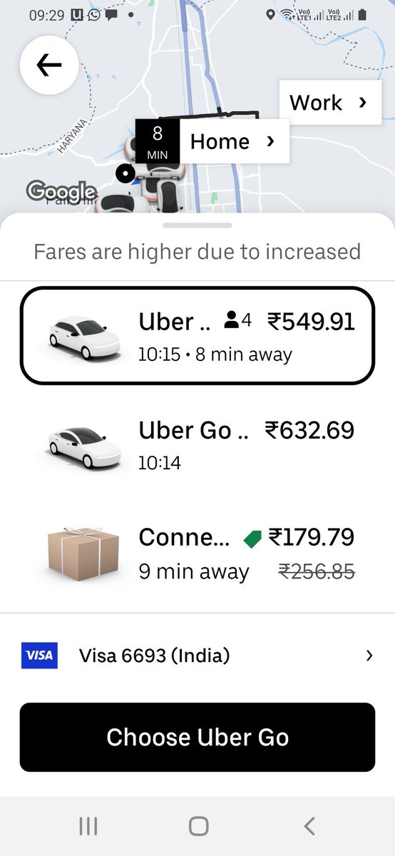 PRABHAS RANJAN (@prabhasranjan) on Twitter photo Uber charging 55Rs. Per KM and still not able to get cab. Government should take action on too much overcharging <a href="/Uber_India/">Uber India</a> <a href="/mygovindia/">MyGovIndia</a> Uber charging 55Rs. Per KM and still not able to get cab. Government should take action on too much overcharging <a href="/Uber_India/">Uber India</a> <a href="/mygovindia/">MyGovIndia</a>