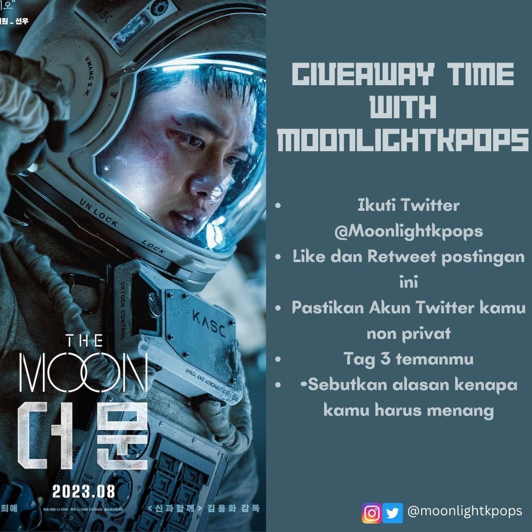 moonlightkpops's tweet photo. Annyeonghaseyo👋🏻

🎬✨GIVEAWAY TIME✨🎬
mimin moonlightkpops mau giveaway tiket nonton film D.O “The Moon” untuk 3 pemenang, 1 pemenang dapat 2 tiket🥳 close 12 Agustus 2023 yaaa🫶🏻 #KYUNGSOO #THEMOON 

GOOD LUCK✨ https://t.co/v6xnBzCDFI