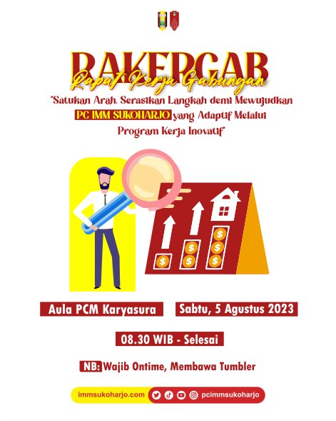 Bismillah Rapat Kerja Gabungan PC IMM Sukoharjo