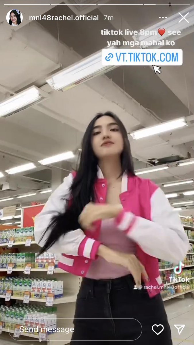 #MNL48Rachel
[IG Story]❤️❤️08/05/2023

TikTok Live 8pm❤️

Dont forget to like and follow MNL48 Rachel on her social media accts: 
TikTok: rachel.mnl48official
Kumu: rachel.mnl48official
IG: mnl48rachel.official
YouTube: Rachel Frances Song Suazo
#MNL48 #MNL48Rachel #Rachellovers