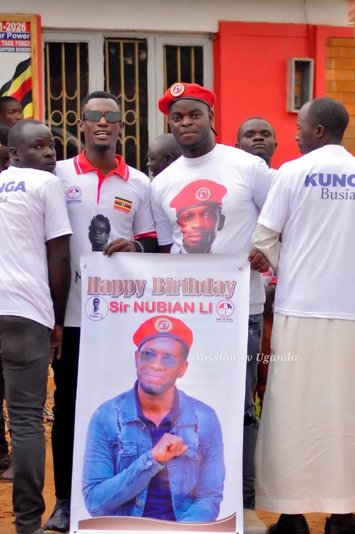typingerrorug's tweet photo. Dear our mentor sir Nubian li, your loved and appreciated. On this special day of yours (4th)we chose to celebrate you in a robadobe style because we know the best gift that can bring a smile to your face is "a free Uganda". YESTERDAY together with sir #Danmagic, all comrades https://t.co/Q7M0vXedX6