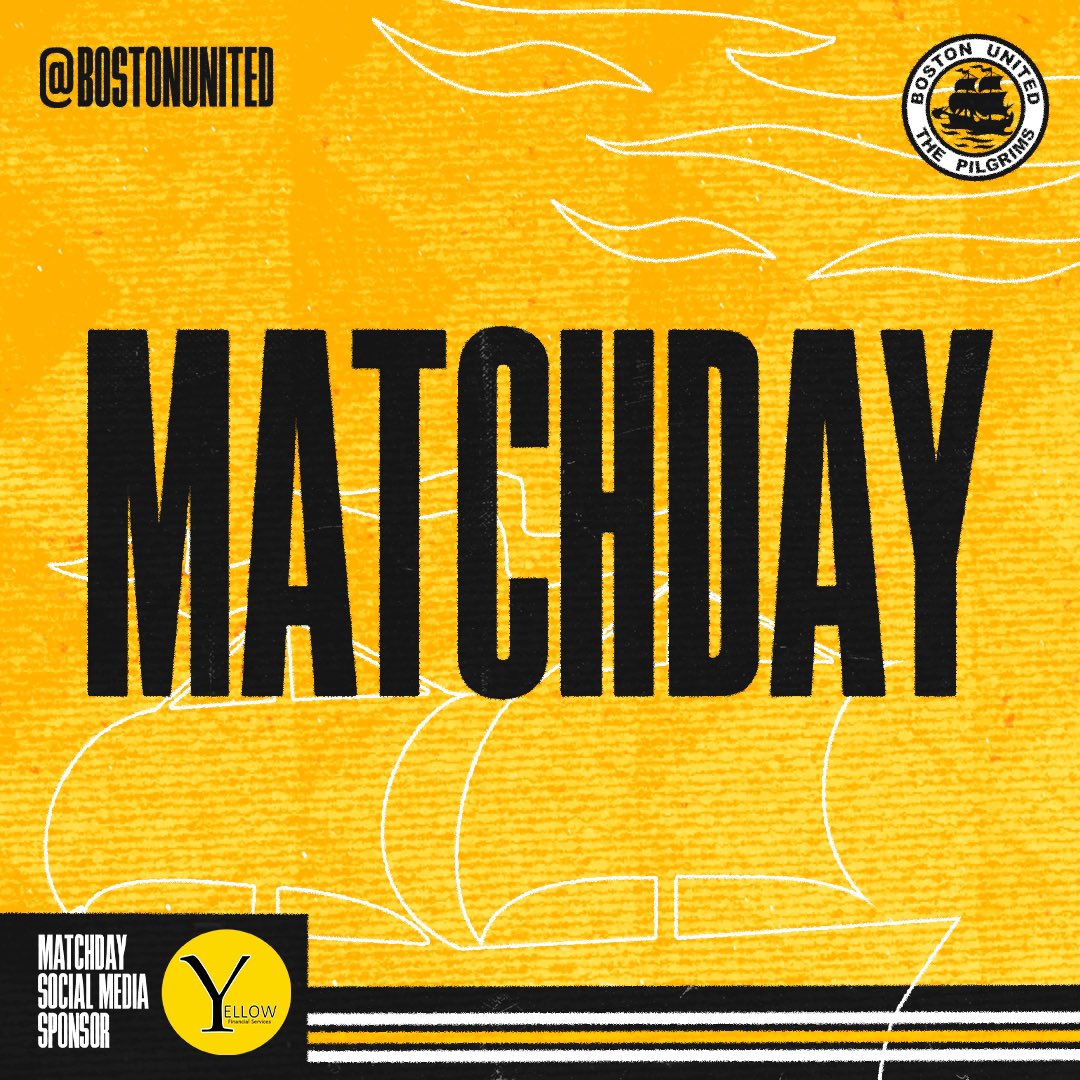 bostonunited's tweet photo. 📆 MATCHDAY: The 2023-2024 campaign is poised to get under way this afternoon with the Pilgrims heading to @Buxton_FC (KO 3.00pm).

🏠 We are delighted to welcome Yellow Financial Services as our matchday social media sponsor for the new season: https://t.co/wZFhqNfMm7