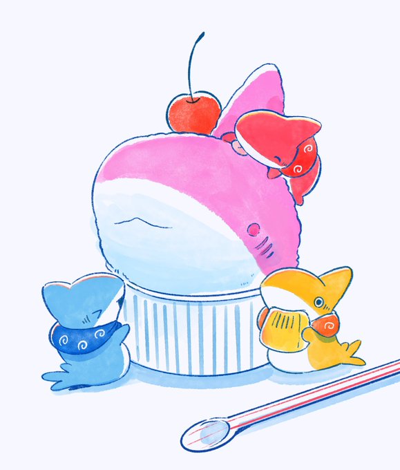 「果物 かき氷」のTwitter画像/イラスト(新着)