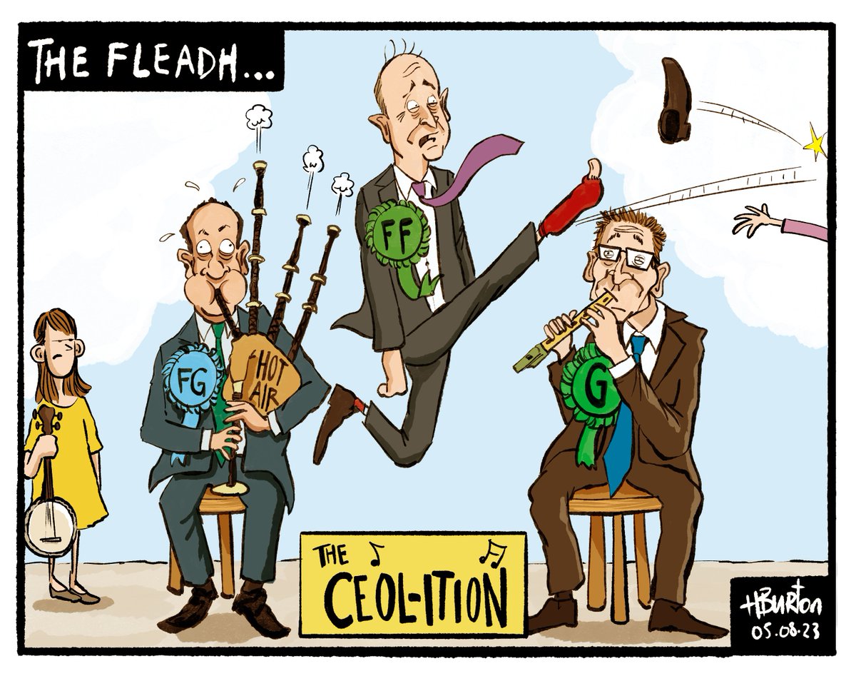 HBtoons's tweet photo. My cartoon in today's @irishexaminer. #TheFleadh https://t.co/XPQL0mGUsg