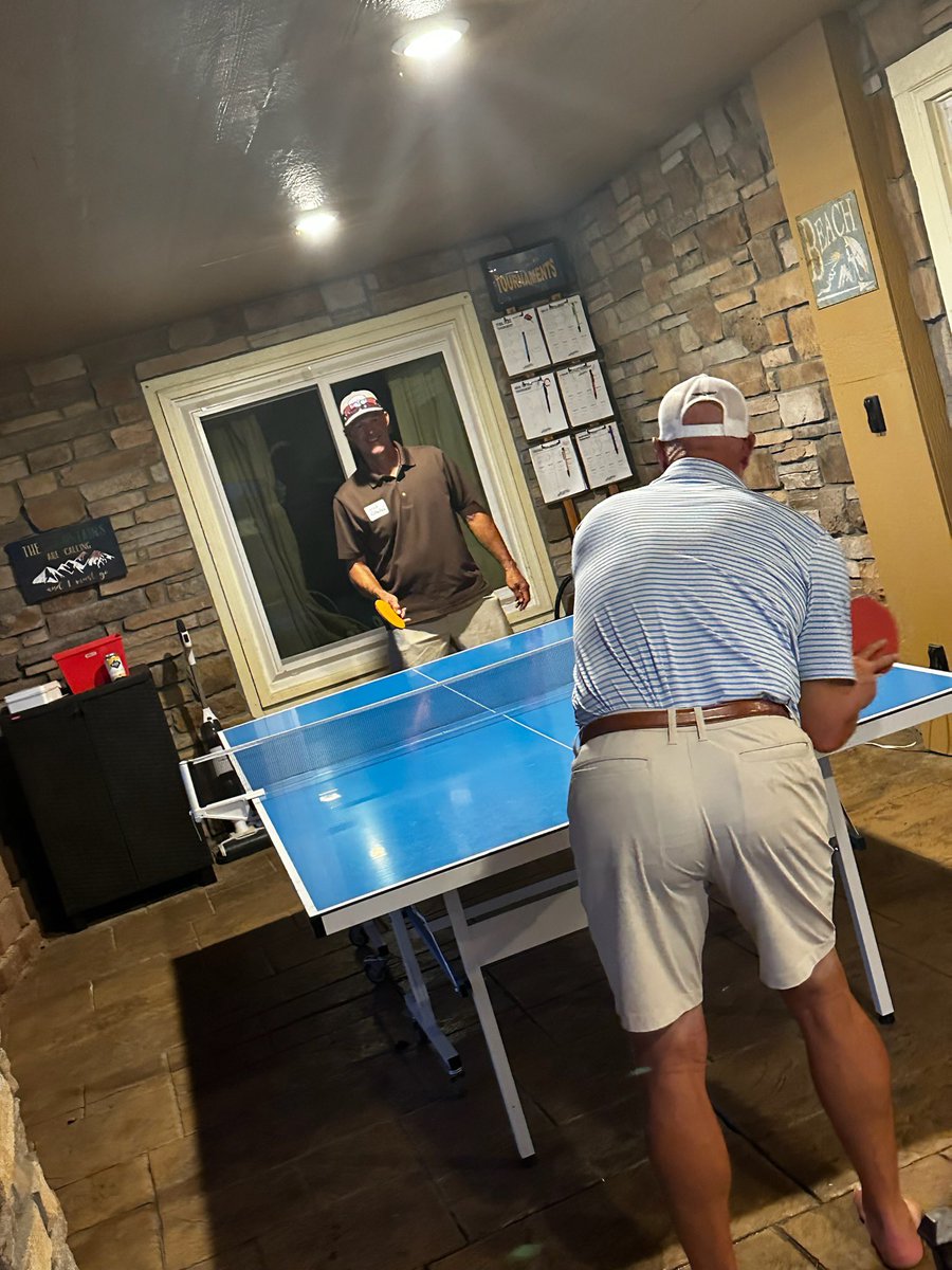 ArapSports's tweet photo. Coaches kick off the new year with a fun night of delicious food, some friendly sports competition, and relaxing poolside with a beautiful view. Thank you to our hosts Ned &amp; Ann and to our new Athletic Director LC for putting this all together. @ahswarriors https://t.co/02e4rfzGSs