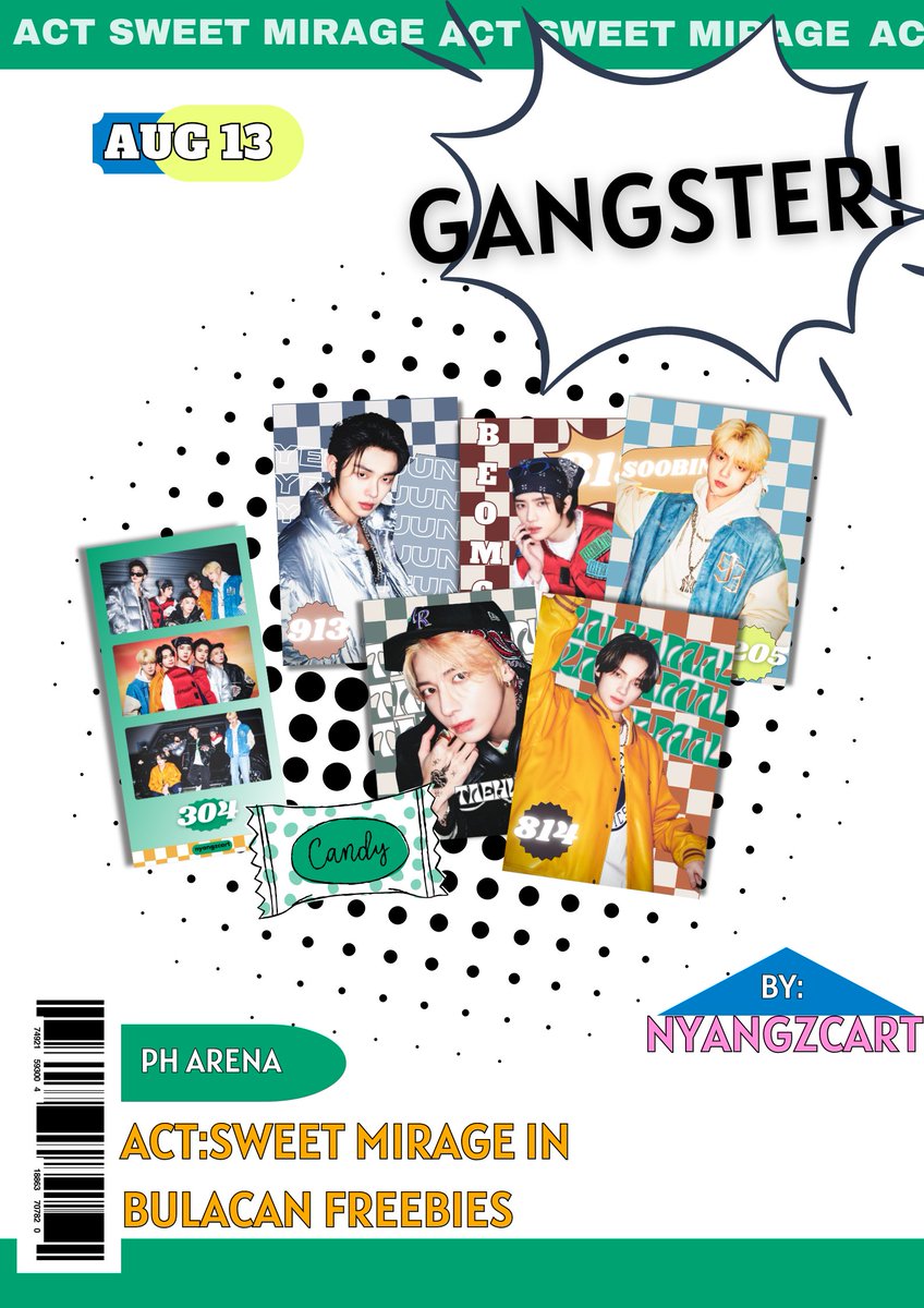 nyangzcart's tweet photo. ¡ act:sweet mirage in bulacan freebies
" 💢 GANGSTER❕️" by: @nyangzcart 

      • limited quantity, strictly 1:1 ratio 
      • no specific loc (will randomly give out)
      • to claim - rt &amp; like this post !

#TXTinBulacan
#TXT_ASM_TOUR_in_BULACAN
#ACT_SWEET_MIRAGE_BULACAN https://t.co/N1jm6sTu51