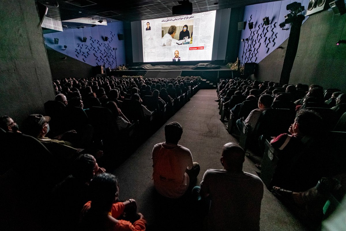 iffklive's tweet photo. Screening of the opening film Steffi Niederzoll’s Persian documentary 'Seven Winters in Tehran/Sieben Winter in Teheran'at 15th IDSFFK
#IDSFFK #15IDSFFK #chalachitraacademy #KSCA #openingfilm #sevenwintersintehran #steffiniederzoll https://t.co/T664HrL3BT