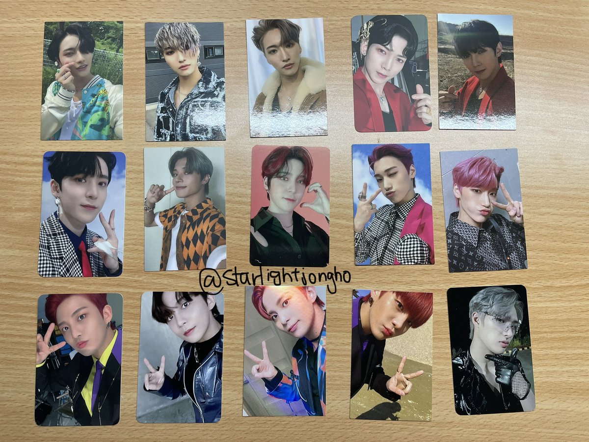 starlightjongho's tweet photo. Wts Ateez Photocard

Selling my Ateez pc’s
dm if interested + price (negotiable), proof provided if needed 
price range: 8-15 usd 
rt please! 
#ateez #wts #photocard https://t.co/24zHFZOHRi