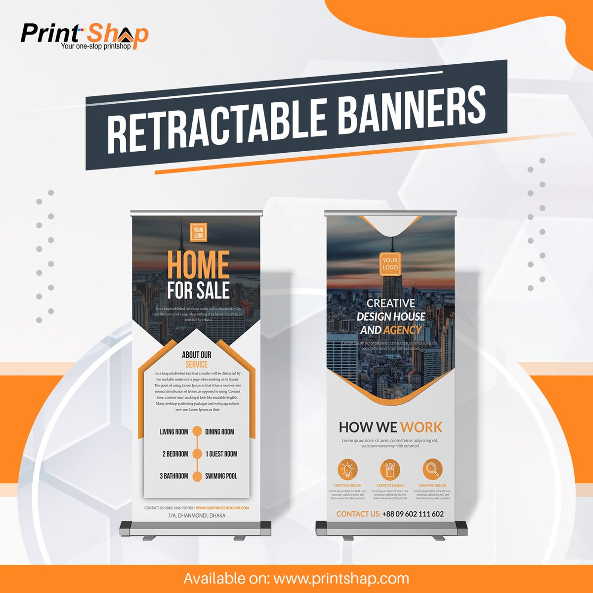 print_shap's tweet image. 📷 Retractable banners are a versatile and practical marketing tool used in various settings to promote your brand, products, or services.
📷 +1 (929) 283 - 2809
📷 Printshapny@gmail.com
📷 printshap.com
#printing #retractablescreens #RetractableBanner #Retractable