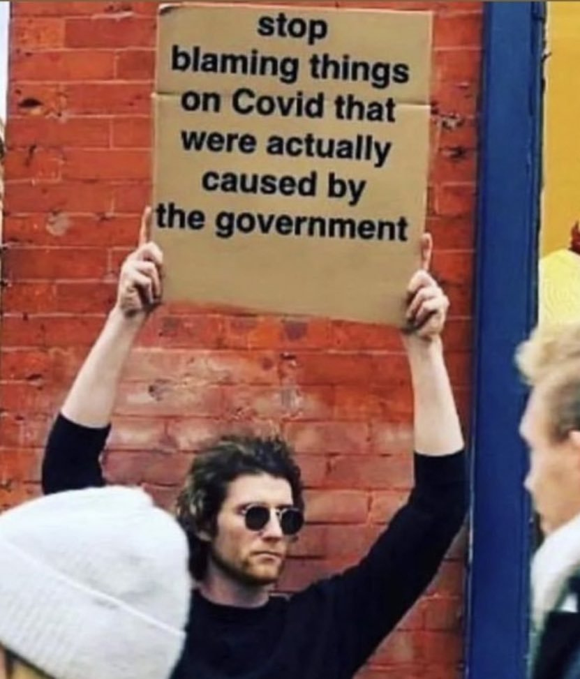 WallStreetMav's tweet photo. Covid didn't cause all of our problems.

Never forget, the government caused most of them.
🔥🔥🔥 https://t.co/bL9GGts6Yy