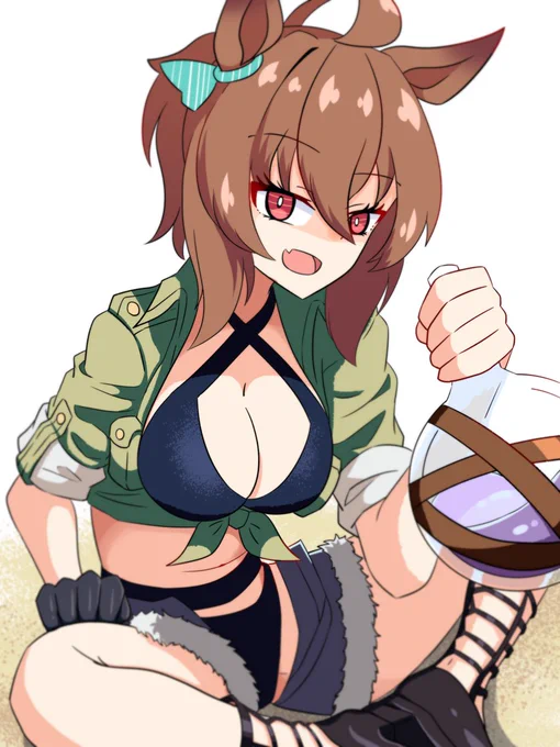 おや～?こんなところにモルモット君がっ #ウマ娘 #ウマ娘プリティーダービー #アグネスタキオン