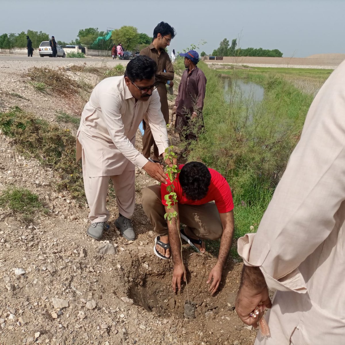 Naveed_mahar's tweet photo. Tree plantation driver has been kicked off in Chak town. Our country is hitting hard by environmental issues.Tree plantation is solution of most of the environmental issues.Chak town committee tries to play it's due role in order to control pollution.Its also called "Sadqa-e-Jaria". It also adds in beauty of town.Dr Naveed named this compaign #sar_sabz_chak. insha Allah we will strive more for betterment of our land under leadership of @BBhuttoZardari  .
@MediaCellPPP @PPPDigital_ @AzadAli7786 @RiazSangi #Chakbilawalka @RabNBaloch