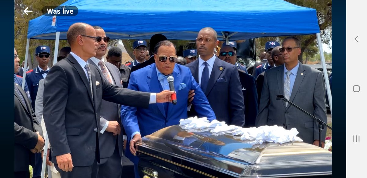 SamuelClark4's tweet photo. The Honorable Minister @LouisFarrakhan played a Special Honor to our Great Brother & Angel #JabrilMuhammad who came to help restore the Chief Helper of T.H.E.M. It was a "Largo for Jabril" renamed from a song in his album originally titled "A Time of Meditation & Reflection." https://t.co/5jD9qA1NQj