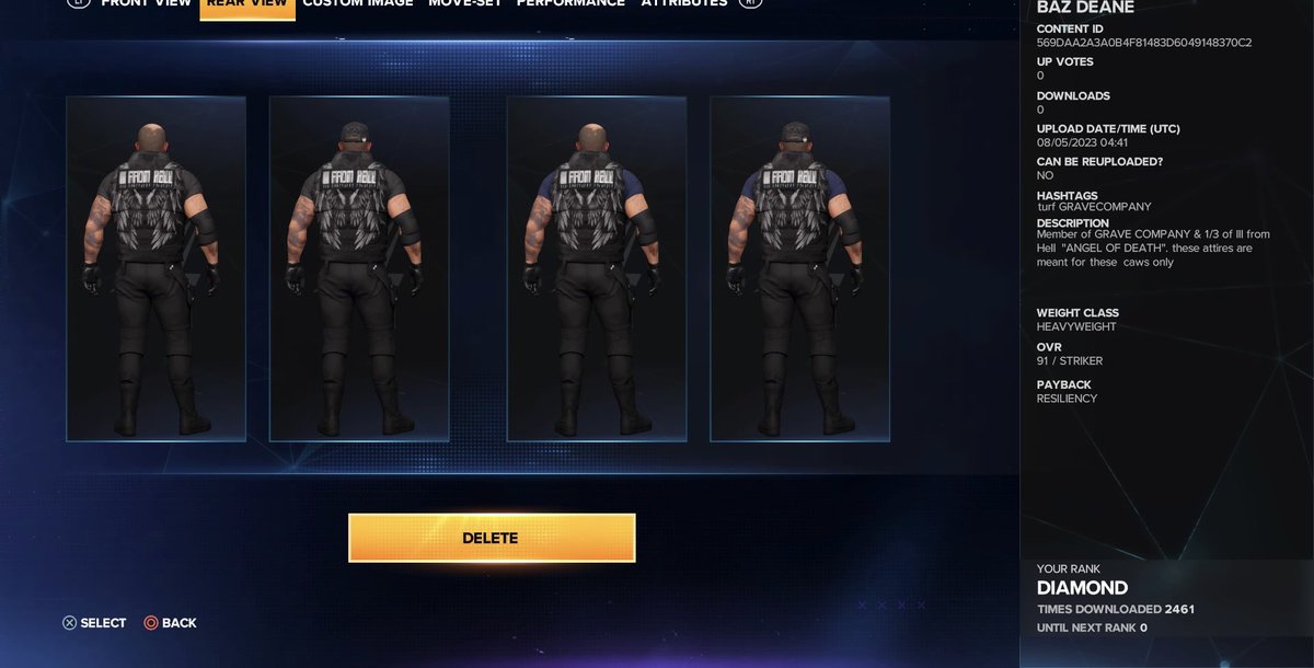 turf1654's tweet photo. GRAVE COMPANY upload list (Thread)

III FROM HELL (Baz Deane, Dwayne Cole, and Omari) &amp; SKIV uploaded to CC. Tags: Turf, GRAVECOMPANY.

#WWE2K23 #OriginalCaws #Cawmunity https://t.co/ah7GHqmkPx