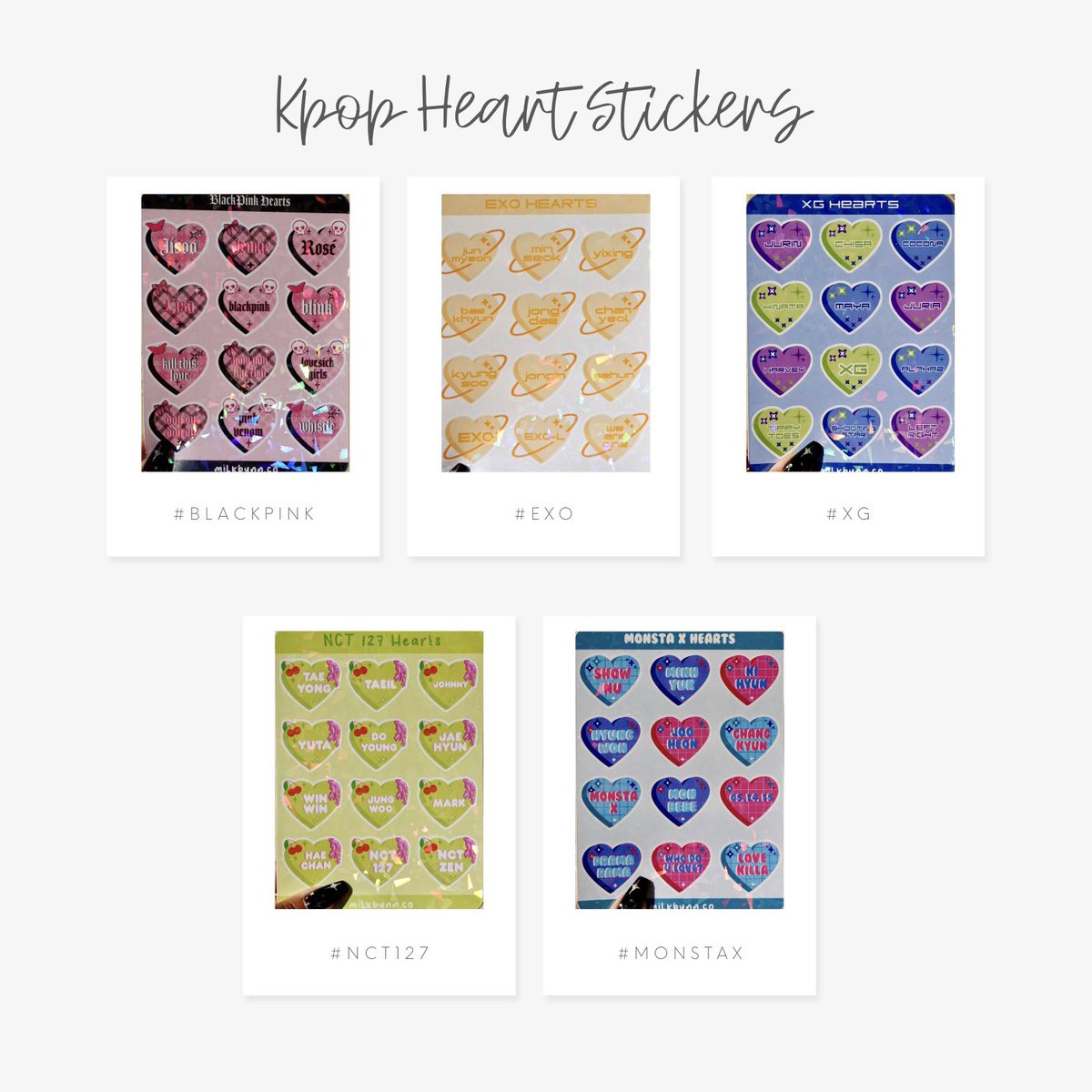 milkbunnco's tweet photo. Sticker sheets are now available! https://t.co/FajeqthGAL