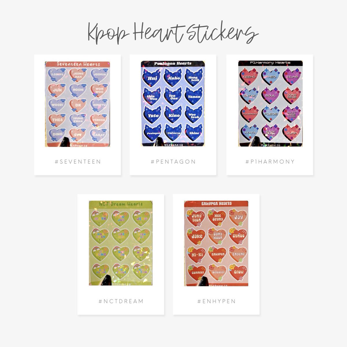 milkbunnco's tweet photo. Sticker sheets are now available! https://t.co/FajeqthGAL