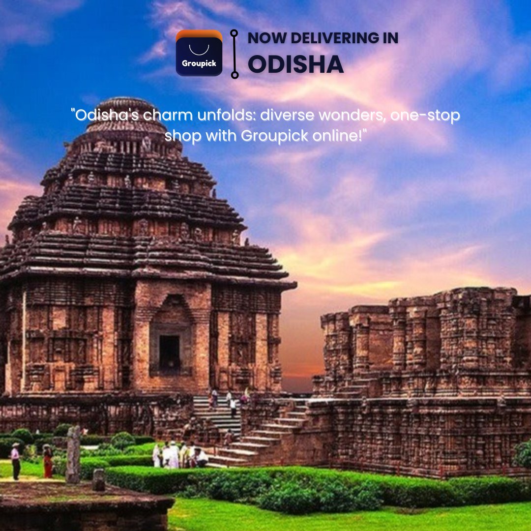 Groupickapp's tweet photo. "Embrace the diversity of Odisha's nature, culture, and spirituality, while Groupick's online shopping brings everything you need to your doorstep in Odisha!"
#onlineshoppingindia #fashion #shoppingmode #shoppings #shoppingtime #Fashionista #freedeliverynationwide #freedelivery https://t.co/OmBSEYKZGT