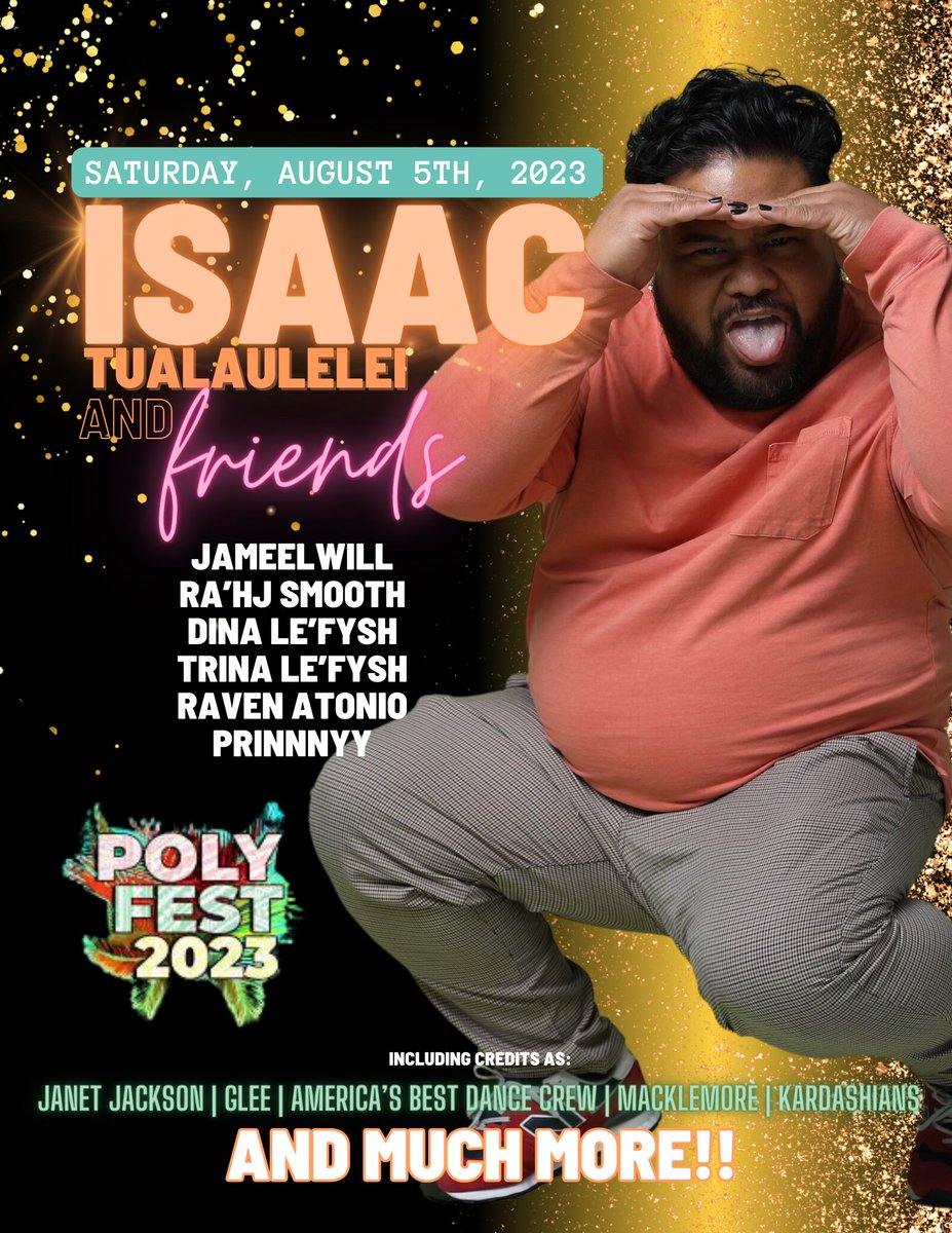 islandgroove85's tweet photo. 🗣️ Catch me and the FRIENDS on the Main Stage at #PolyFest2023 👅🔥 https://t.co/z9ivsUjaaE