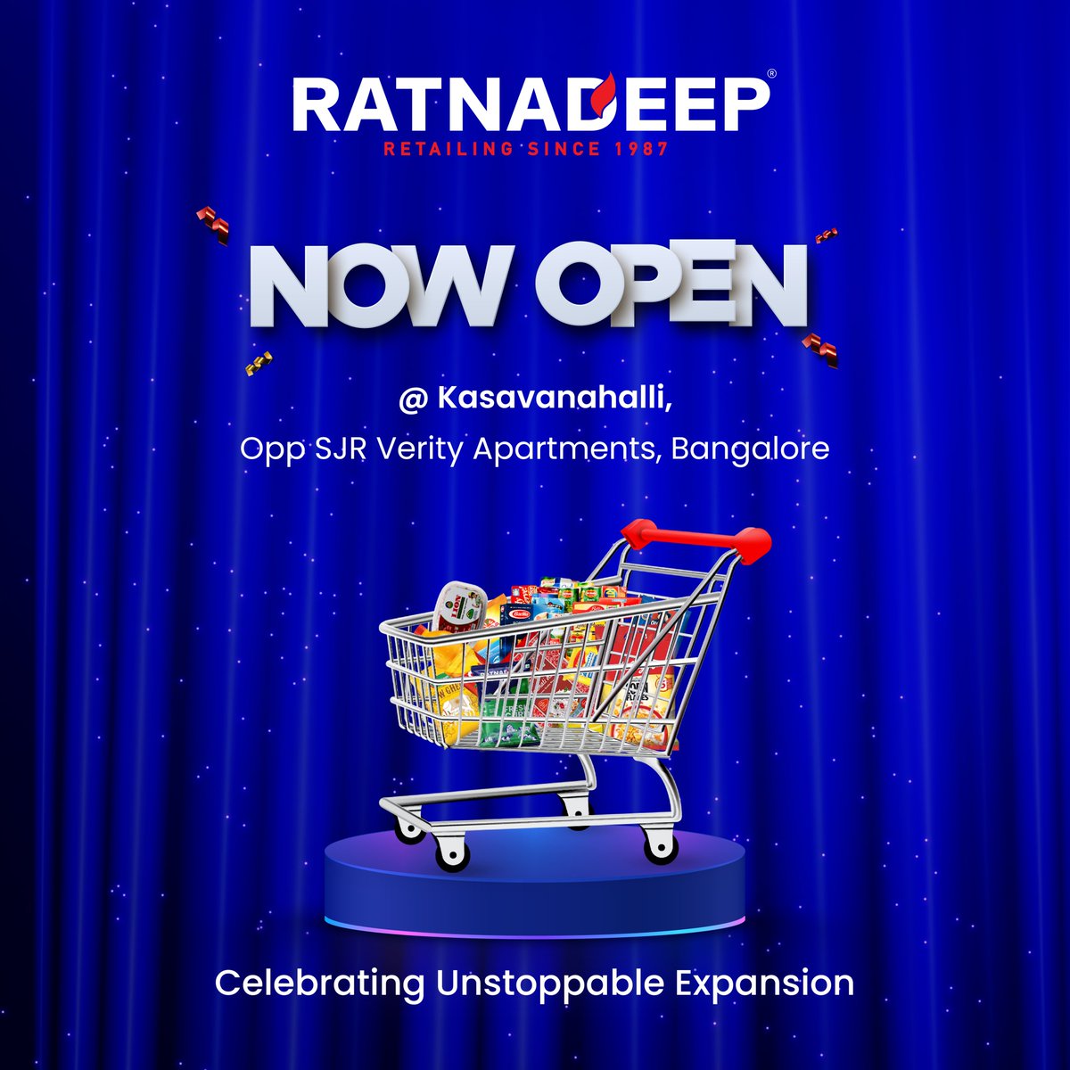 Ratnadeepretail's tweet photo. Explore the finest selection of essentials curated just for you. Come visit us today and discover a world of quality and convenience at Ratnadeep.

#Ratnadeep #Kasavanahalli #NewStore #OpeningToday #NowOpen #NewStoreLaunch #Launch #RatnadeepForYou #Shopping #RatnadeepSupermarket https://t.co/Ogsn9GjnQ5