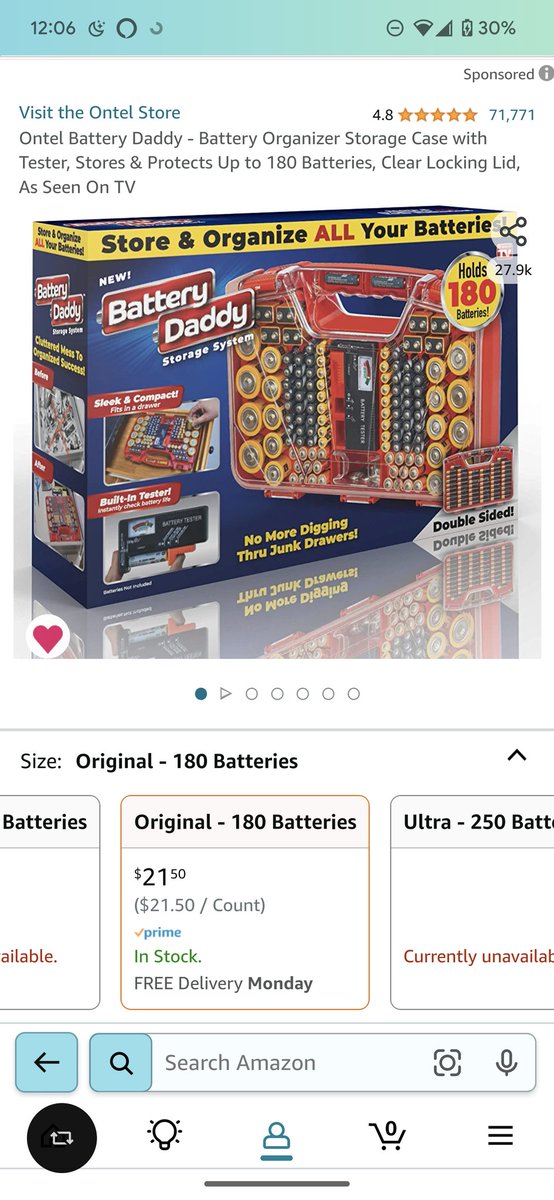 CeciliaRes's tweet photo. @PearDeck My middle school kids use a lot of batteries of different sizes in my engineering classes. We really could use a battery storage box and tester. Thank you for your consideration! #clearthelist  #PearDeck https://t.co/7x78gCa5d2