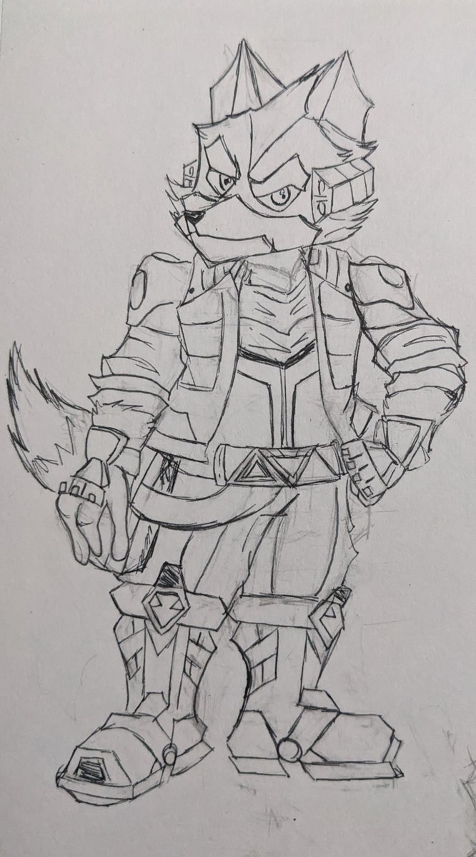 Here are some sketches of Fox McCloud from Starfox

#FoxMcloud #starfox #Nintendo #Sketching #sketches #sketchbook #sketch
