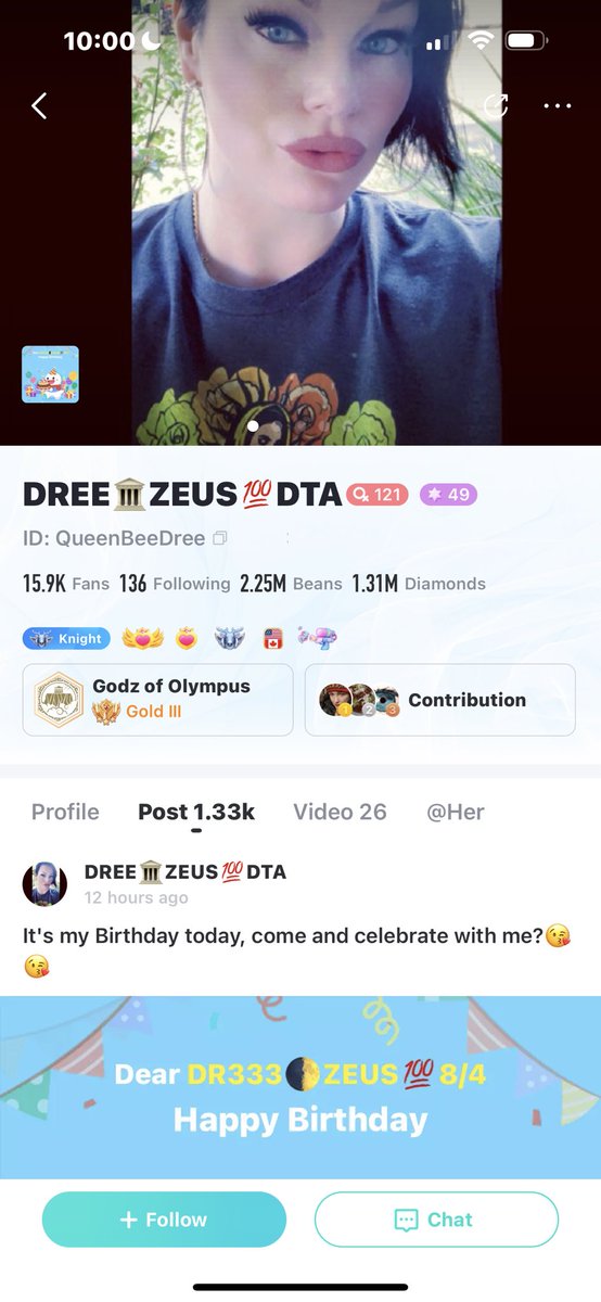 BubblesHippo5's tweet photo. You couldn’t even go live on BIGO for beans cuz you have no support there either even after you posted it’s your birthday. The only bean you will be getting is your own. Don’t cry yourself to sleep again sad clown. #spinster #aloneagainnaturally 💋💋I bet you fake it tomorrow tho https://t.co/RzXiNnBd8y