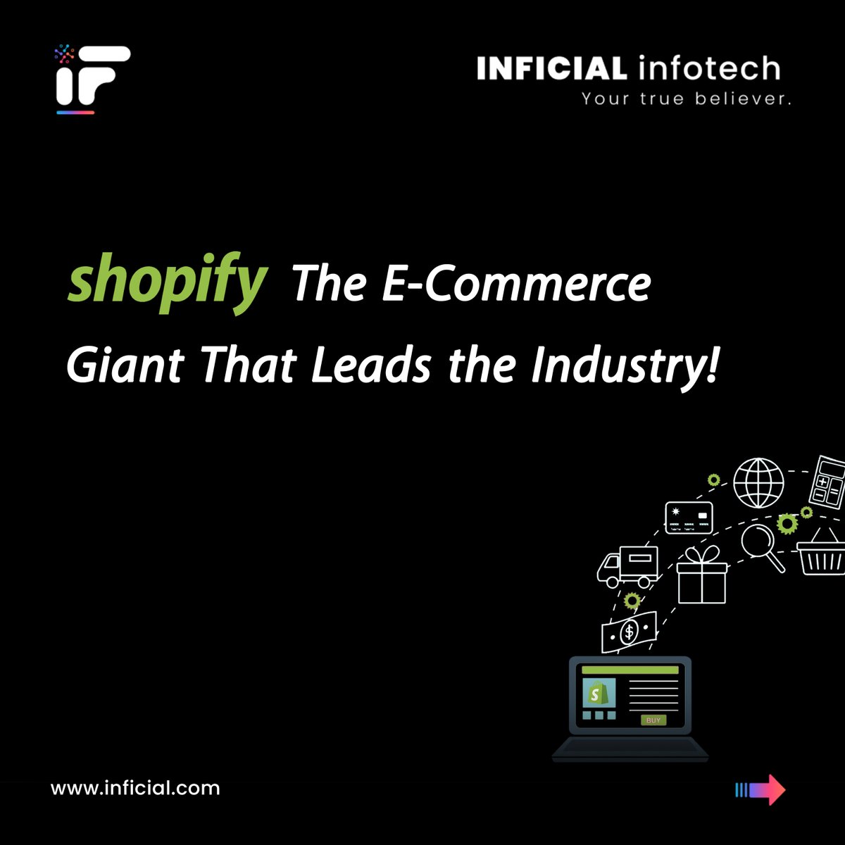 inficial's tweet photo. How Shopify Became a Leader in the E-Commerce Industry!!
.
.
.
.
.
.
.
.
#shopify #shopifystore #ecommerce #shoppingonline #startupnews #businessstory #business #webdevelopment #digitalmarketing #technology #software #webdesign #seo #softwaredevelopment #website #india #company https://t.co/q786XGJZuB