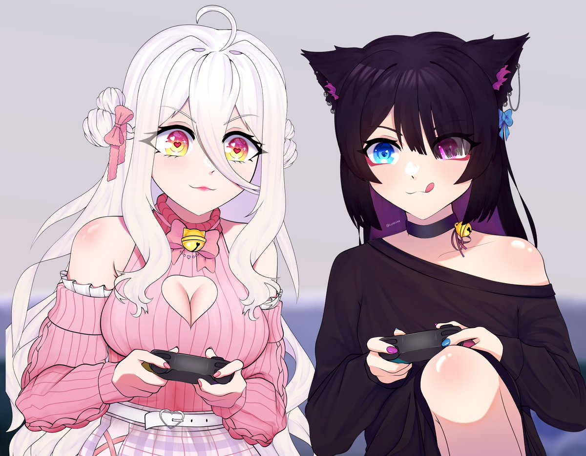 Luszvan's tweet photo. Un dibujo que hice para @MoshieVT por su cumple de parte de @5hiira y mio <3 (una semana tarde pero no importa) https://t.co/QUDxbIrZqT