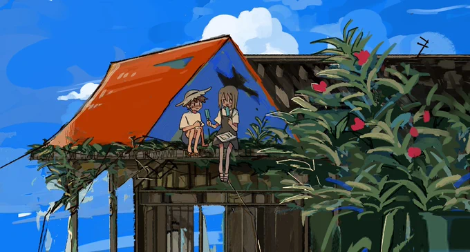 MV「八月を溶く」   一部原画です
