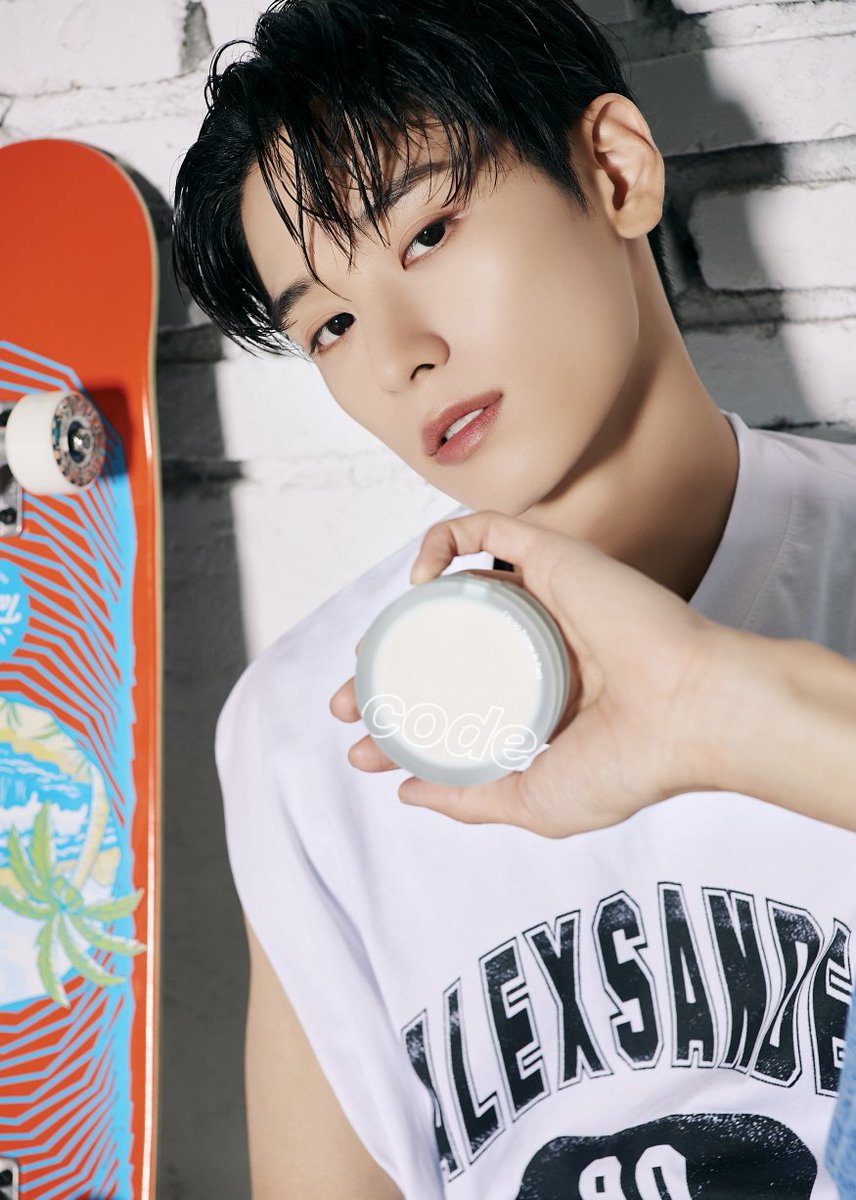 Radiating confidence, Juyeon takes center stage as the newest face of Code Glokolor, a prestigious cosmetics brand nestled within the renowned LG Group. With his captivating presence and undeniable charm, Juyeon seamlessly embodies the essence of Code Glokolor's.