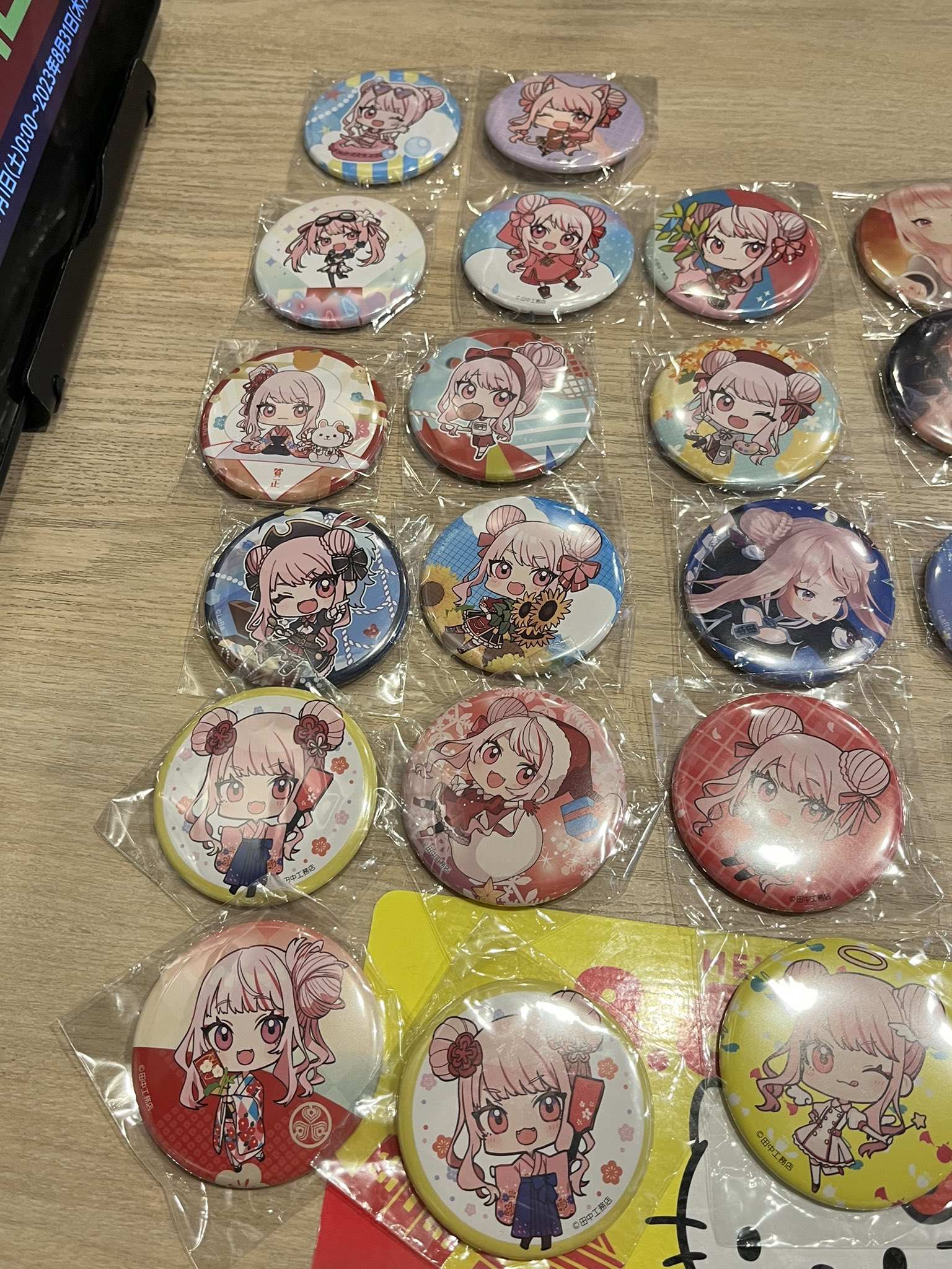 ヒメヒナ 新春ガチャ 缶バッジ 61個 HIMEHINA ヒメヒナ 新春ガチャ 缶