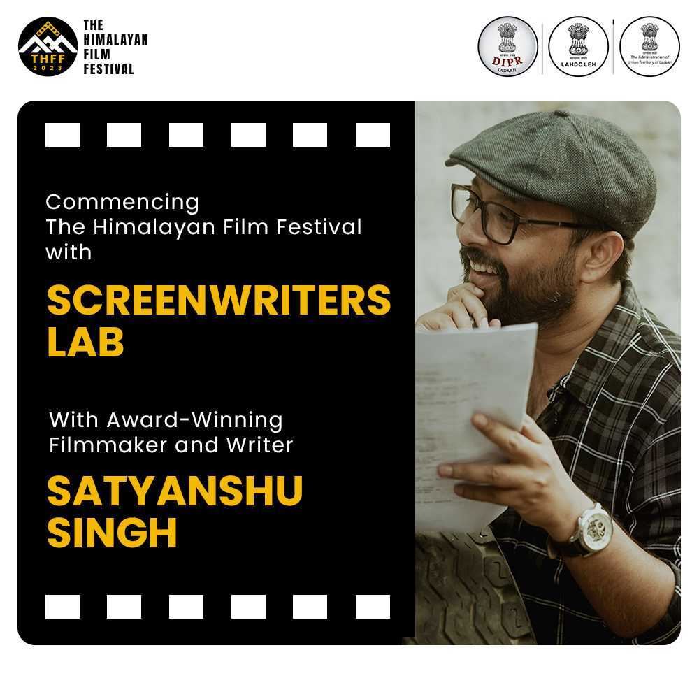 THFFLadakh's tweet photo. The Himalayan Film Festival #ScreenwritersLab 2023 opens today! Filmmakers & screenwriters from Ladakh will receive intensive mentorship online by award-winning filmmaker & writer @satysingh who will help them nurture their inner storytellers and develop a series pitch.
#THFF2023 https://t.co/rDbxoWdPyY