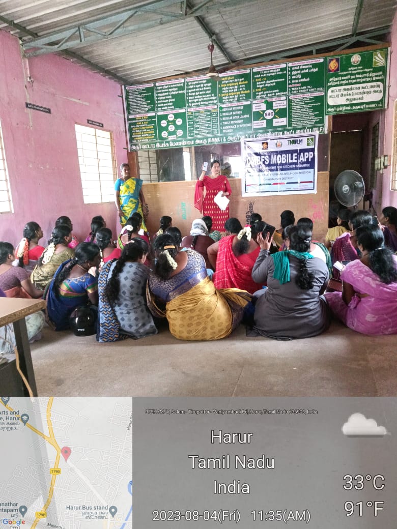 DAY_NULM_DPRITN's tweet photo. CMBFS mobile App training conducted to Kadathur, Harur, B.Mallapiram and Pappireddipatti tp cook in charges.
#shg
#urban
#daynulmtamilnadu
#bplhouseholds
#Dharmapuri
#shglivelihood
#DAYNULM
#NULM https://t.co/833dbXd03r