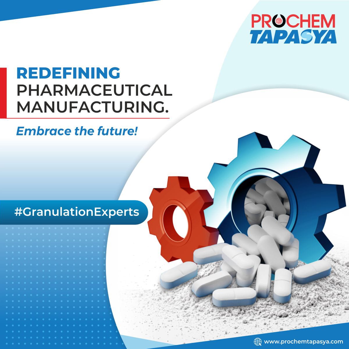 TapasyaIndia's tweet image. With Prochem Tapasya, embrace the future of granulation and elevate your manufacturing to new heights. Trust the expert for a granulation experience like no other!

#ProchemTapasya #GranulationExpert #ExpertEngineering #PharmaceuticalIndustry #Innovation #Precision