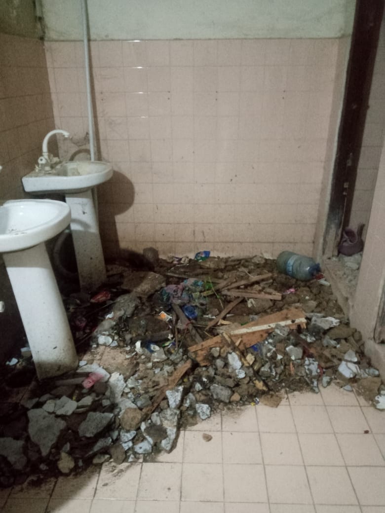 Distressing news coming in from Karachi University, where the girls hostel is now near the state of crumbling down.

The women at the biggest public institution in Karachi now not only have to face constant harassment from those policing them, administration bullying but this too