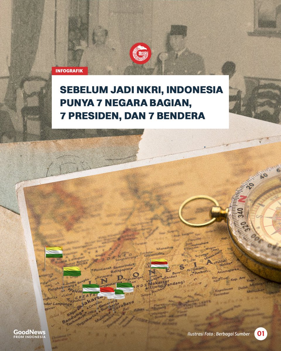 Selamat hari Sabtu Kawan <a href="/GNFI/">Good News From Indonesia</a>, menjelang hari kemerdekaan, <a href="/GNFI/">Good News From Indonesia</a> akan memperkenalkan sejarah sebelum lahirnya NKRI, apa itu?

Ya Negera Republik Indonesia Serikat (RIS), pernah dengar?