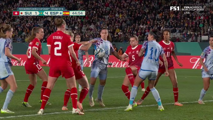 Cordina makes amends for her earlier own goal with this redemption moment just before the half 👏 https://t