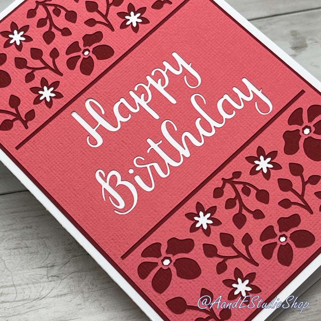 Happy Birthday! SVG Cut File @AandEStudioShop

#birthdaycard #happybirthday #svgcard #svgcutfile #cardmaking #handmade #digitaldownload #papercrafts #cardmakersofinstagram #papercut #handmadecards #imagefile #cricut #layeredsvgcard #diycards #floralspray