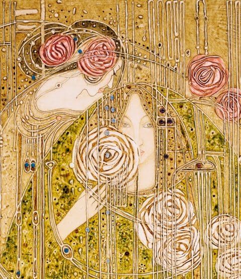 DAILY ART FACT: Margaret Macdonald (1864-1933) was an influential artist whose Art Nouveau artworks became integral to the "Glasgow Style", inspiring European painters such as Klimt #WomensArt