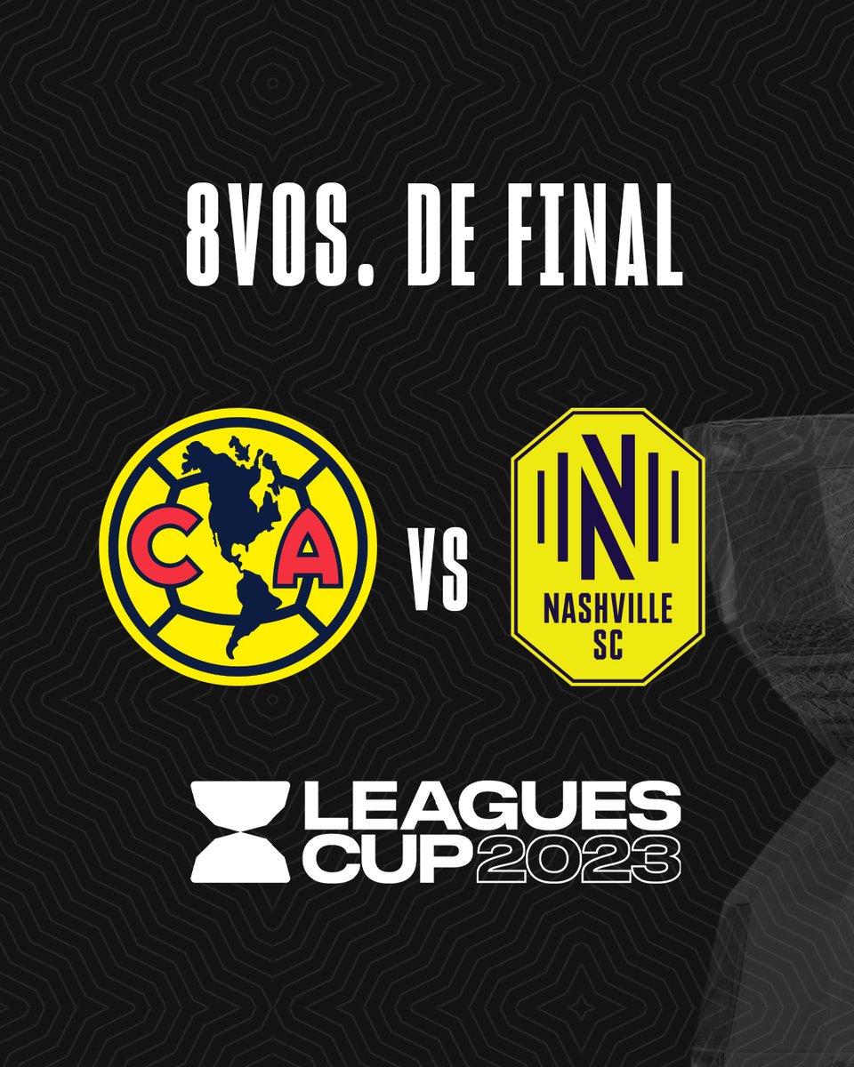 ClubAmerica's tweet photo. Águilas, nuestro siguiente partido de #LeaguesCup2023 🦅

🆚 Nashville SC
🇺🇸 Nashville, Tennessee 
📅 Martes 8 de agosto
🕕 18:00 horas https://t.co/ZlcTrCE82j